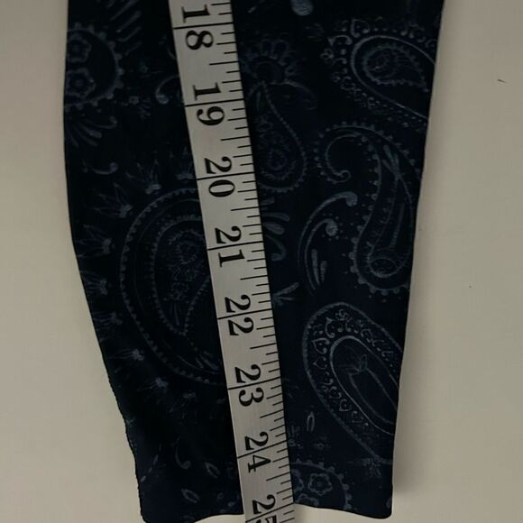 Sweaty Betty Zero Gravity Blue Leggings Paisley Compression High Rise Size XS - Picture 9 of 9